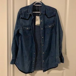 NWT Zara Premium Denim Jacket